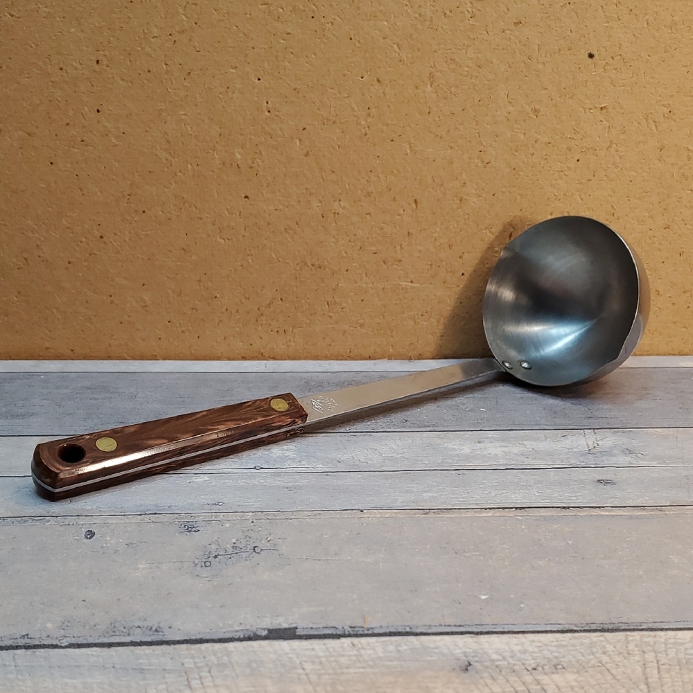 Stainless Steel Ladle with Wood Handle